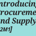L2M1- Introducing Procurement and Supply pdf notes ebook